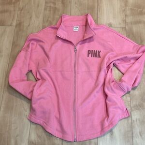PINK oversized full zip up